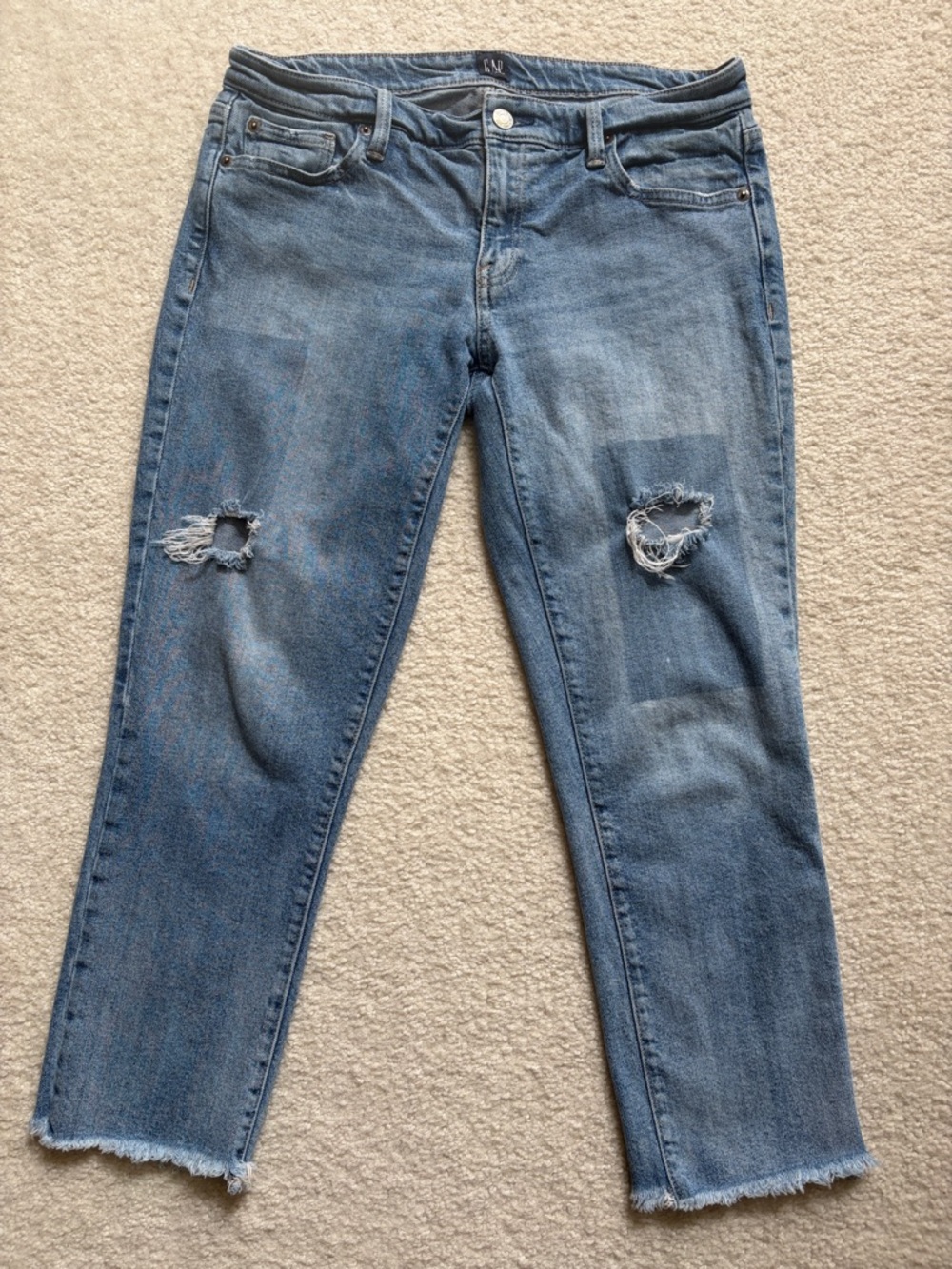 GAP Girlfriend Crop Jeans